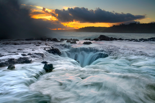 Vùng nước xoáy tại Kauai, Hawaii - hình nền máy tình đẹp