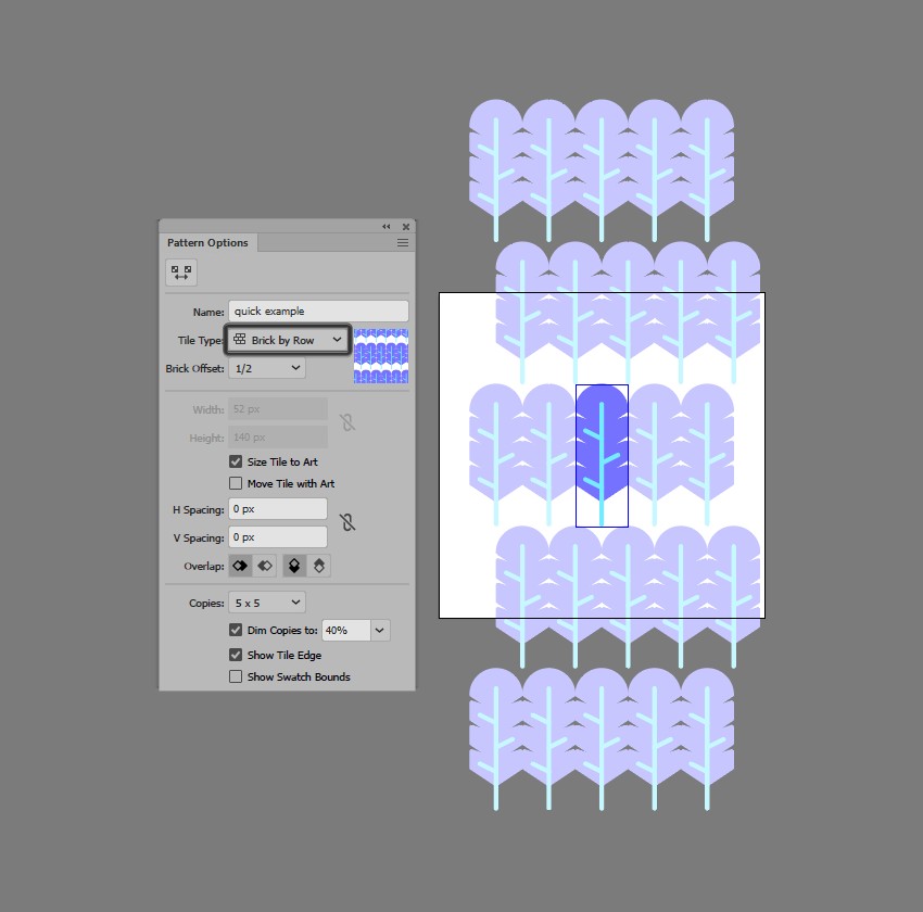 hướng dẫn tạo pattern bằng illustrator 6