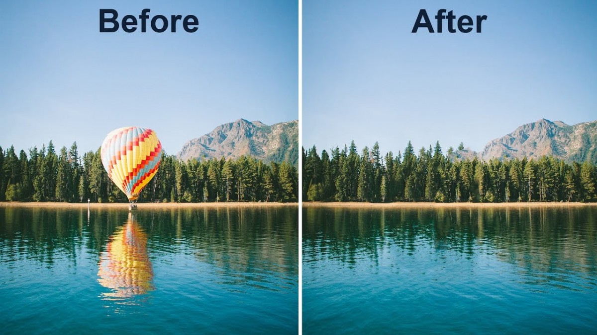 Cách xóa vật thể trong photoshop