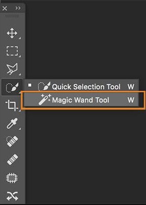 Cắt hình trong Photoshop với công cụ Magic Wand Tool